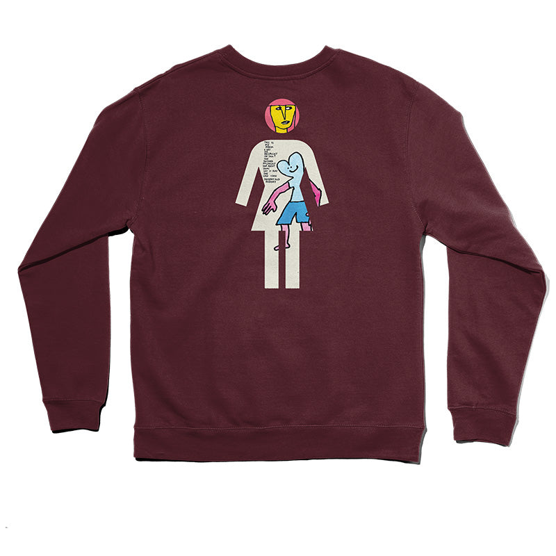 Gonz Crewneck - Burgandy