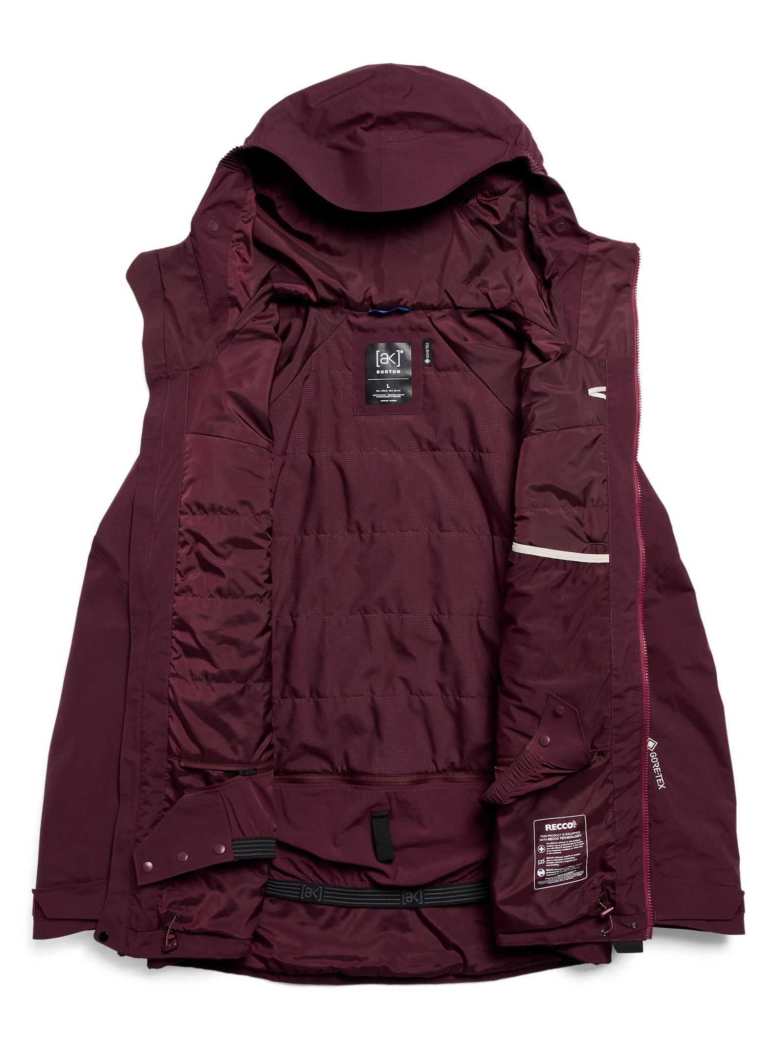 Mens [ak] Swash Synthetic Insulated Gore-Tex 2L Jacket - Rum Raisin