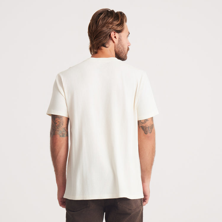 MADE TO FADE TEE - Washed Off White