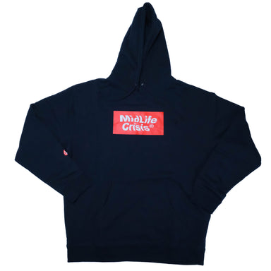 MidLife Crisis - Block Hoodie, Navy