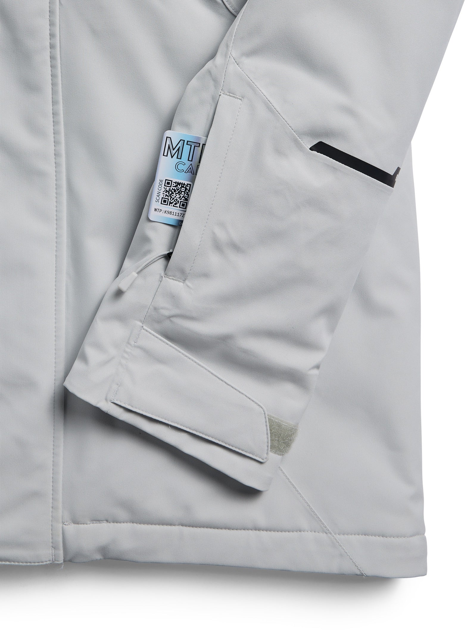 Womens Reserve 2L Insulated Stretch Slim Jacket - Gray Cloud