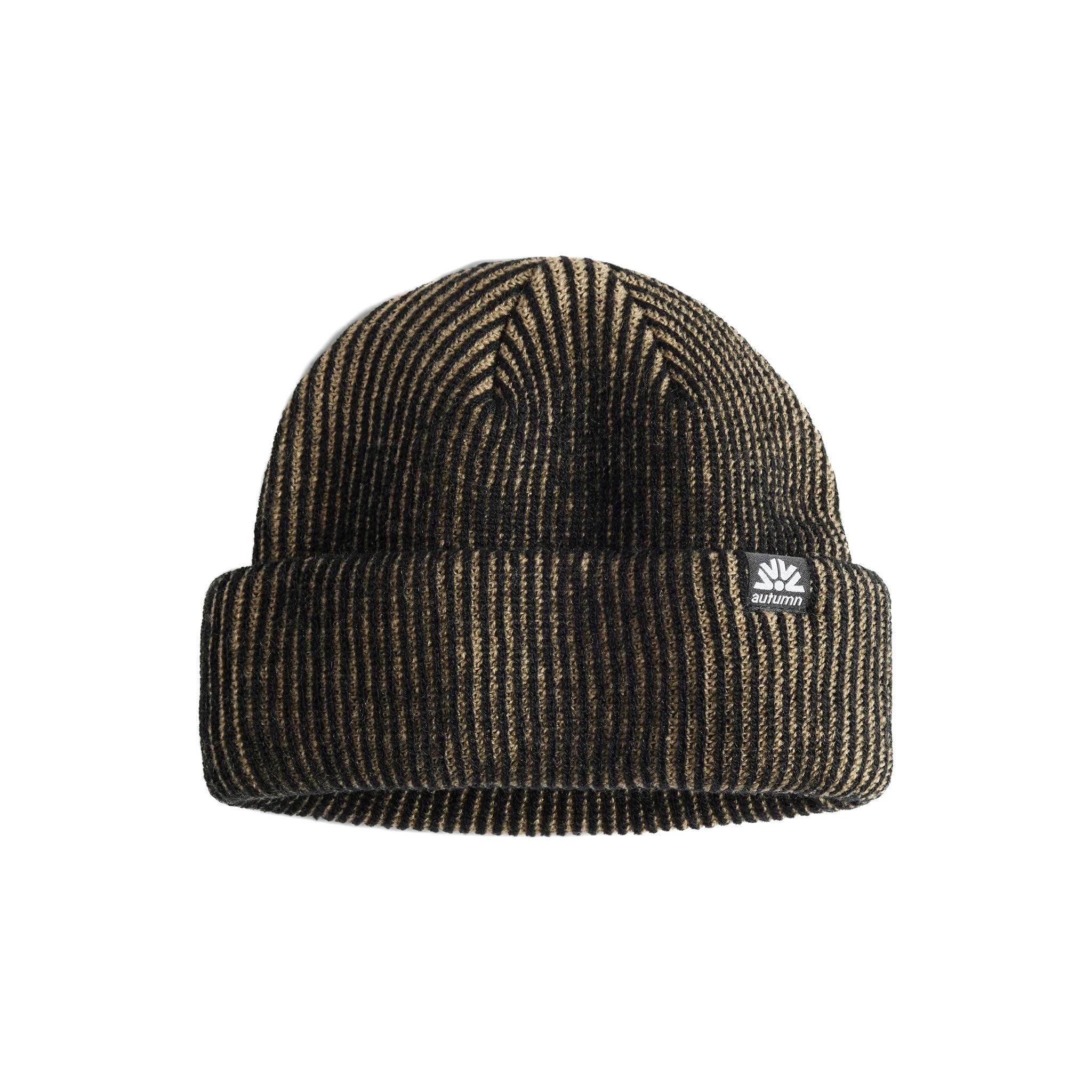 Cord Double Roll Beanie - Chinchilla