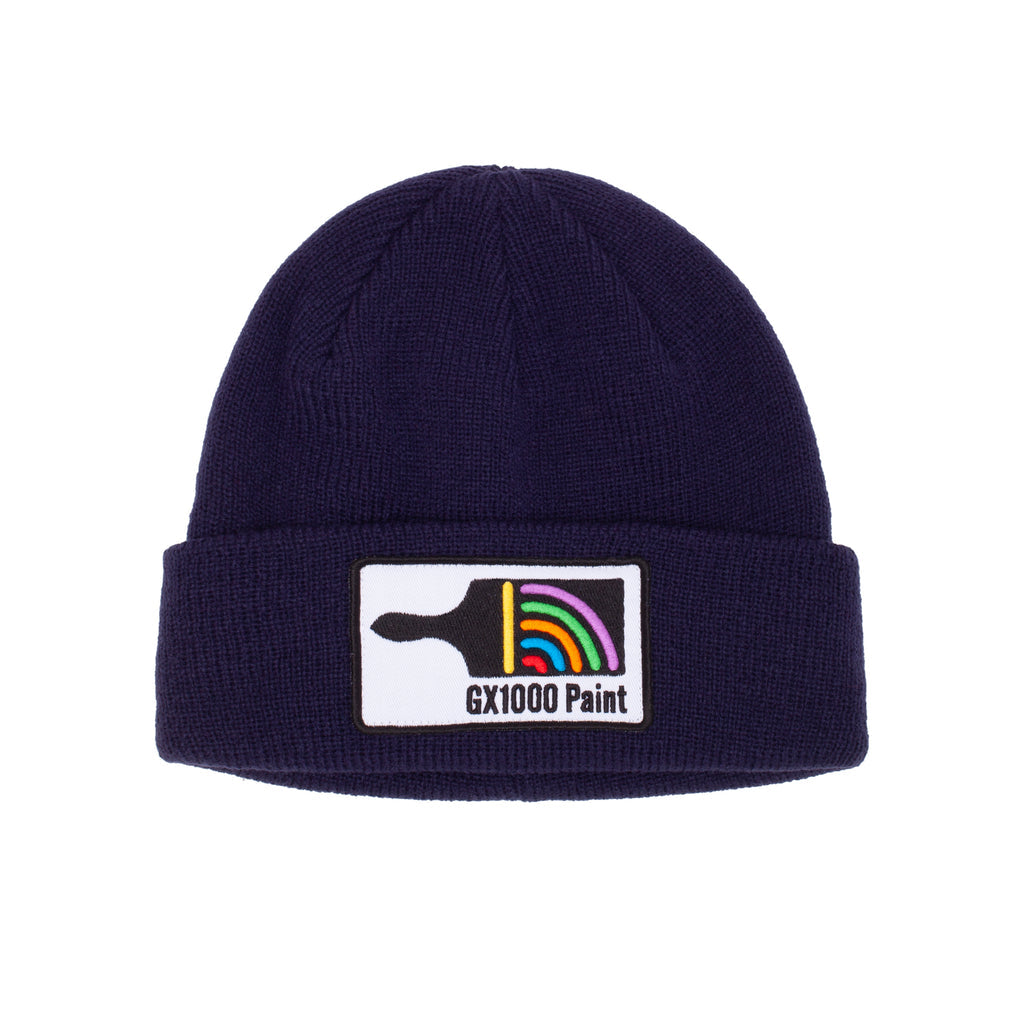 Paint Beanie -Navy