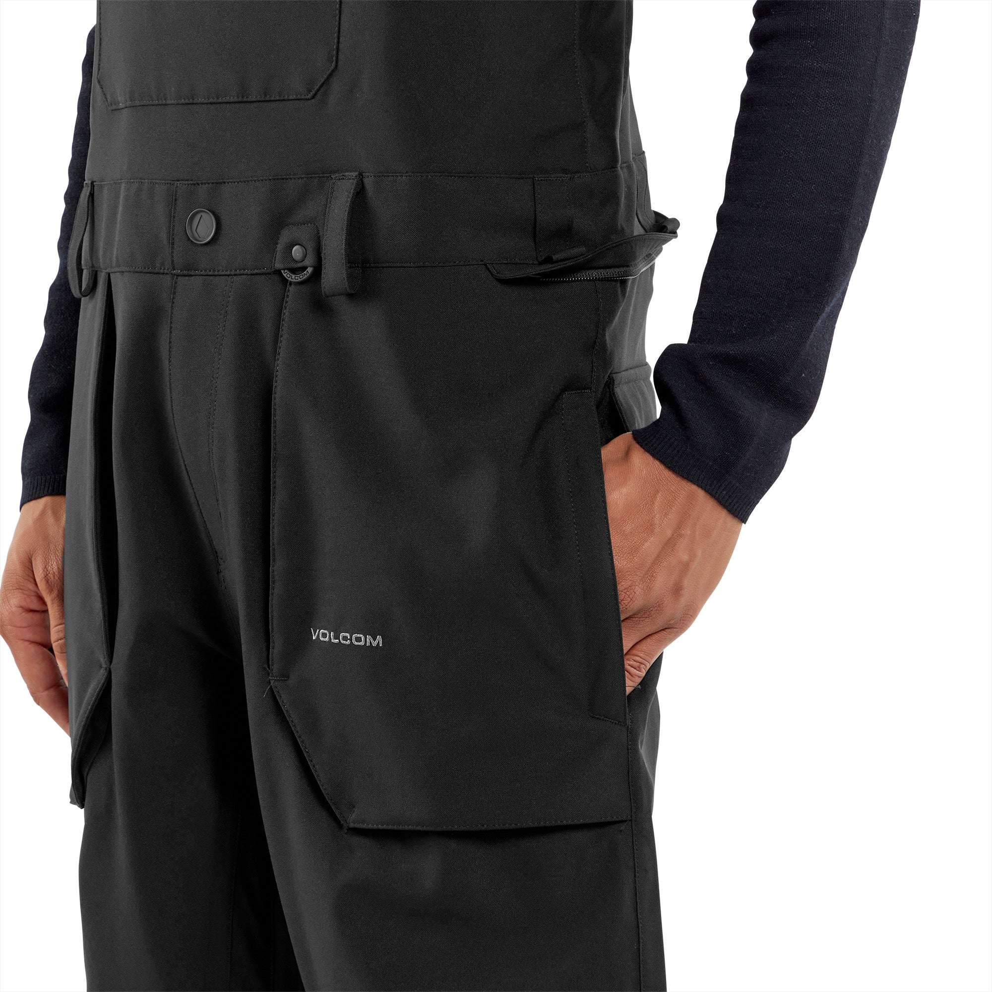 Roan Bib Overall, Black