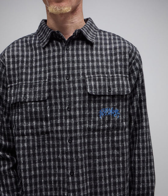 Vivian Flannel L/S Shirt - Worn Black