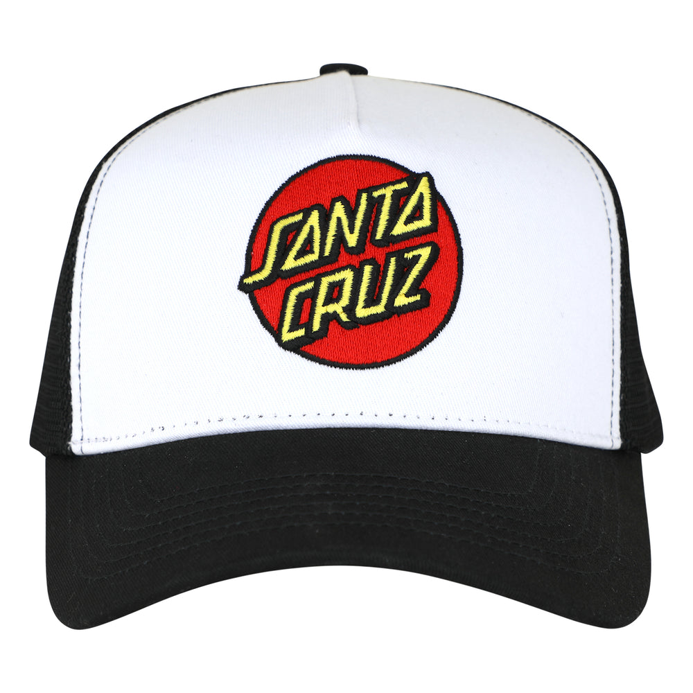 Classic Dot Trucker Youth - White/Black