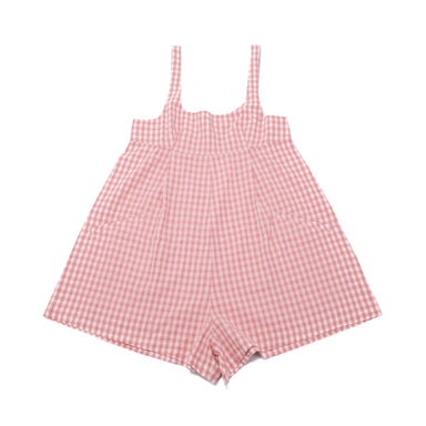 Rhythm - Womens Kirra Check Romper - Pink