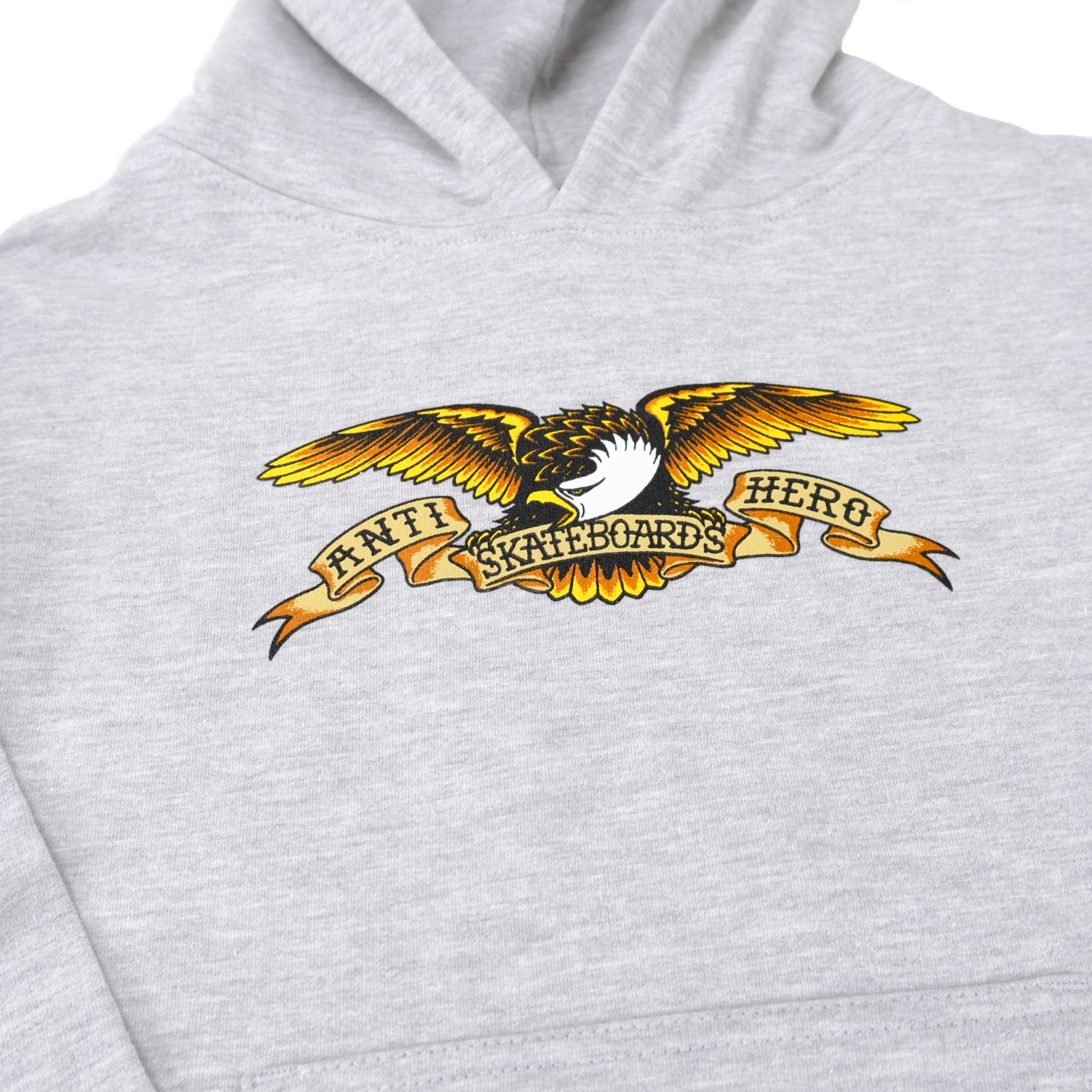 Youth Eagle Pullover Hoodie - Grey Heather
