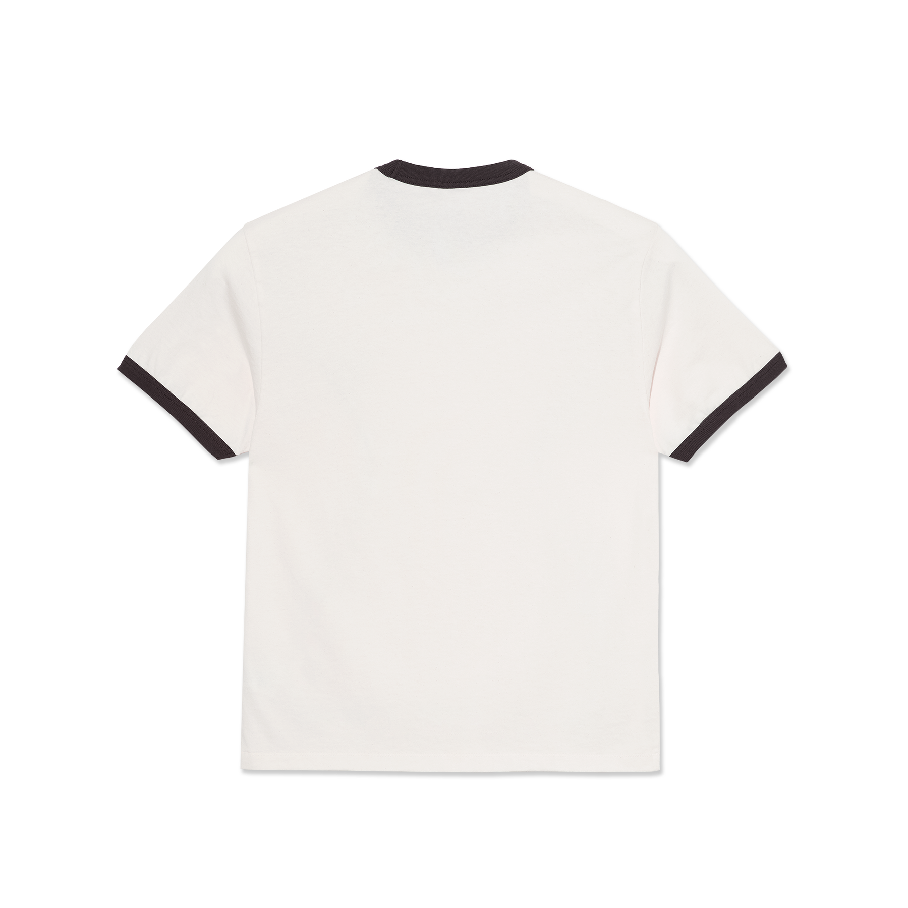 Ringer S/S Tee - Ivory/Chocolate
