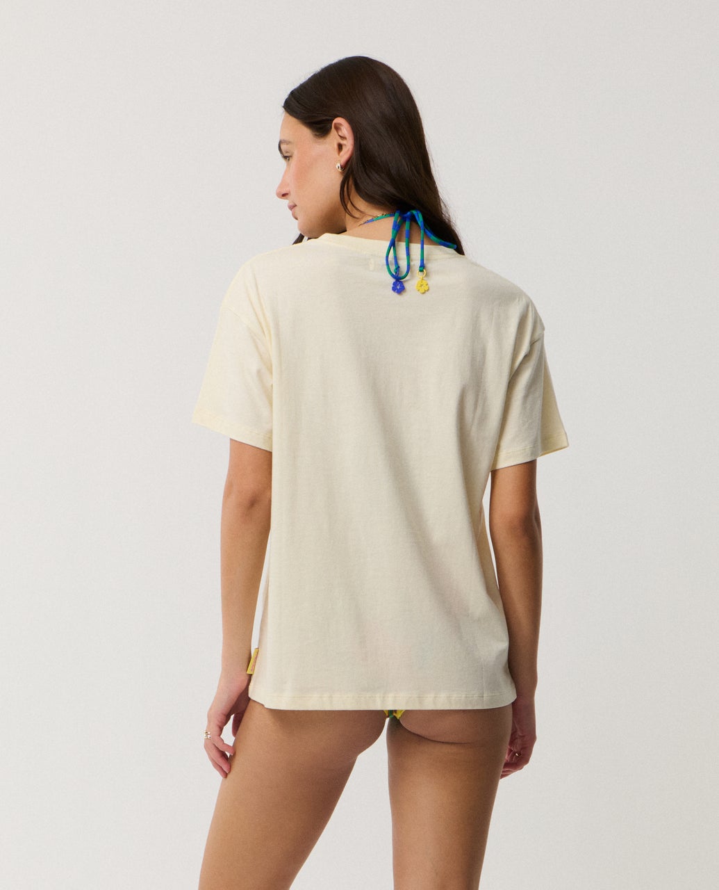 Womens Farm Rio Desire Relaxed Tee - Vanilla
