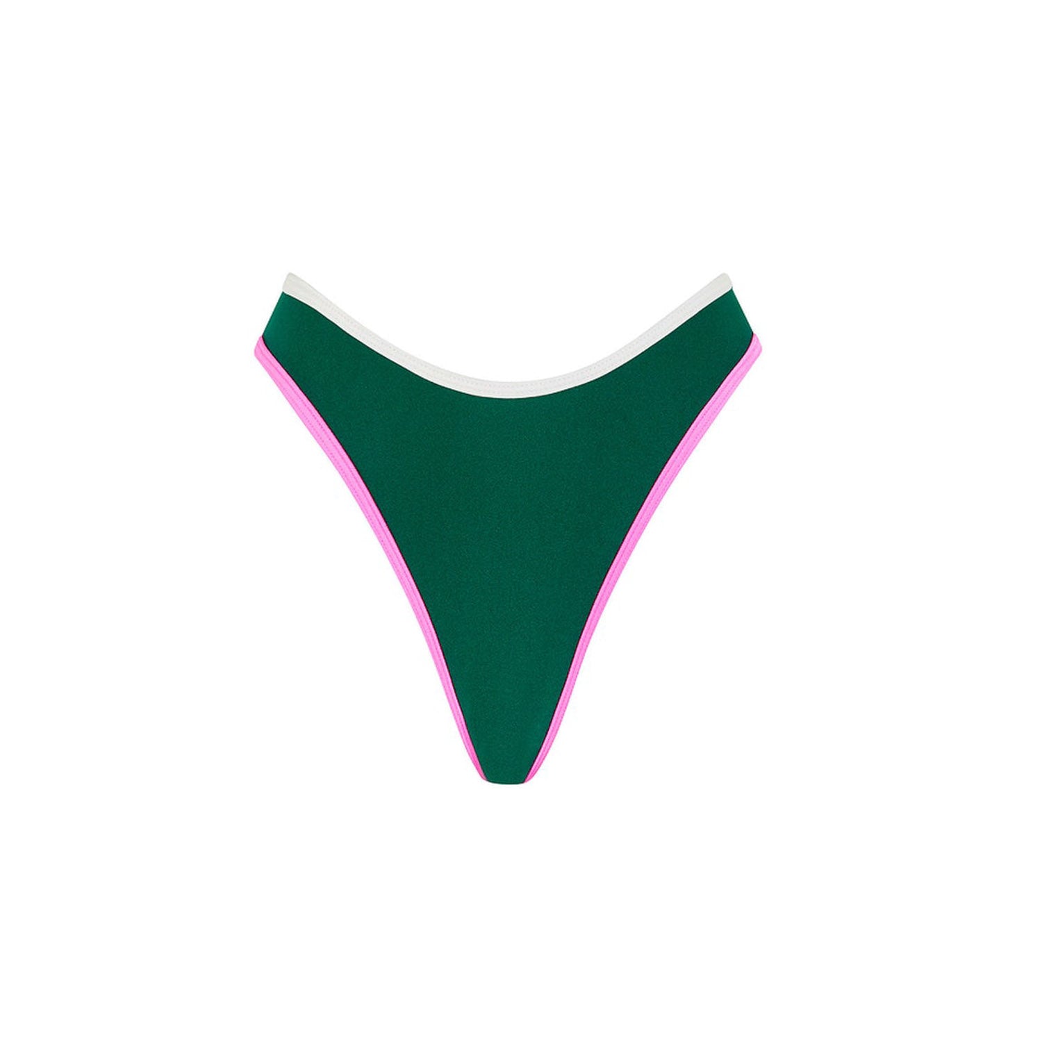 High Leg Thong Bikini Bottom - Siren Song