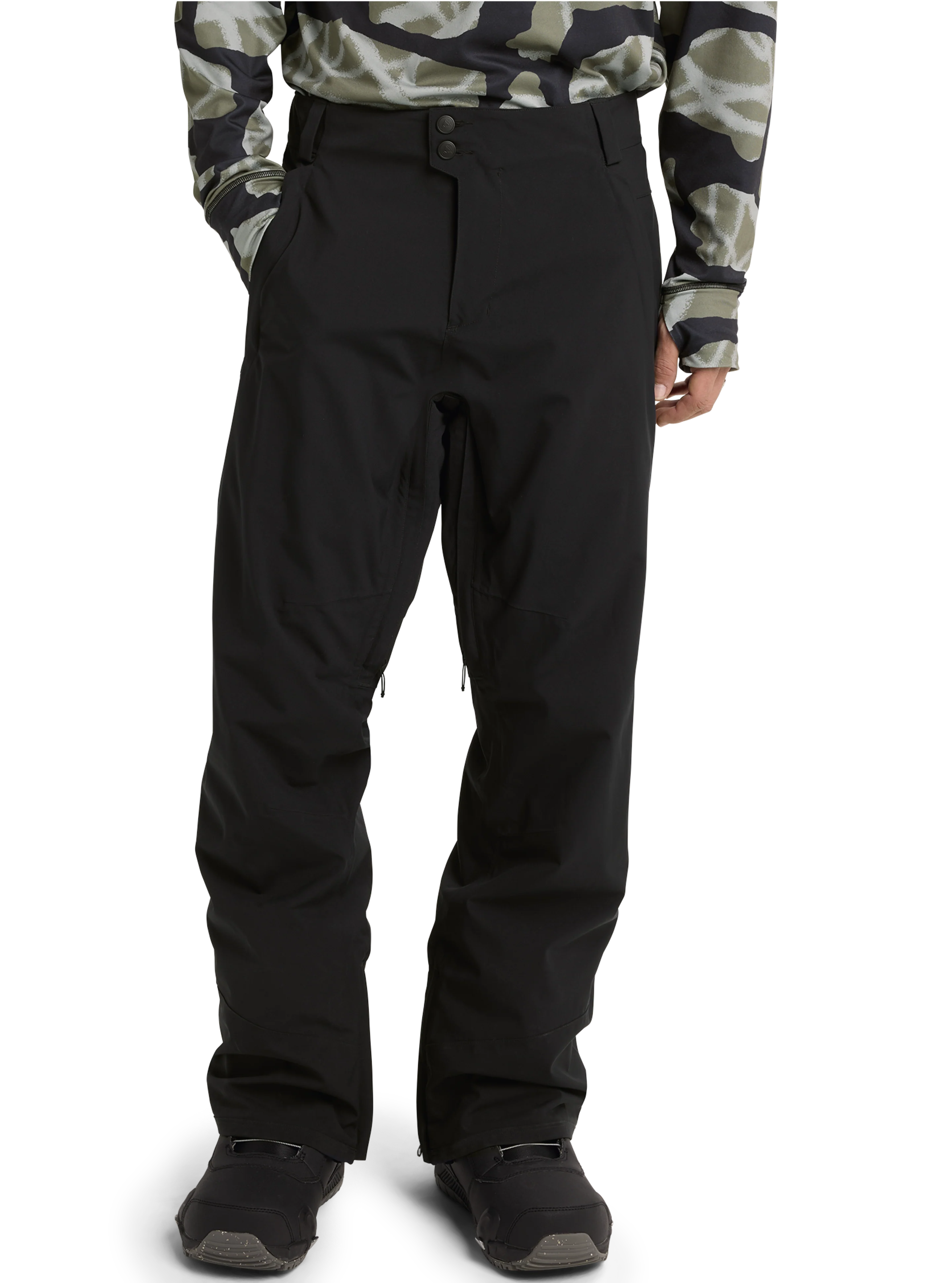 Mens Reserve 2L Stretch Pants - True Black