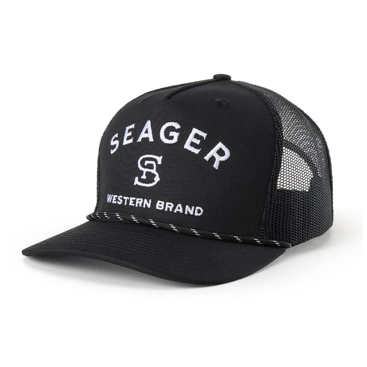 Branded Trucker Snapback - Black - O/S