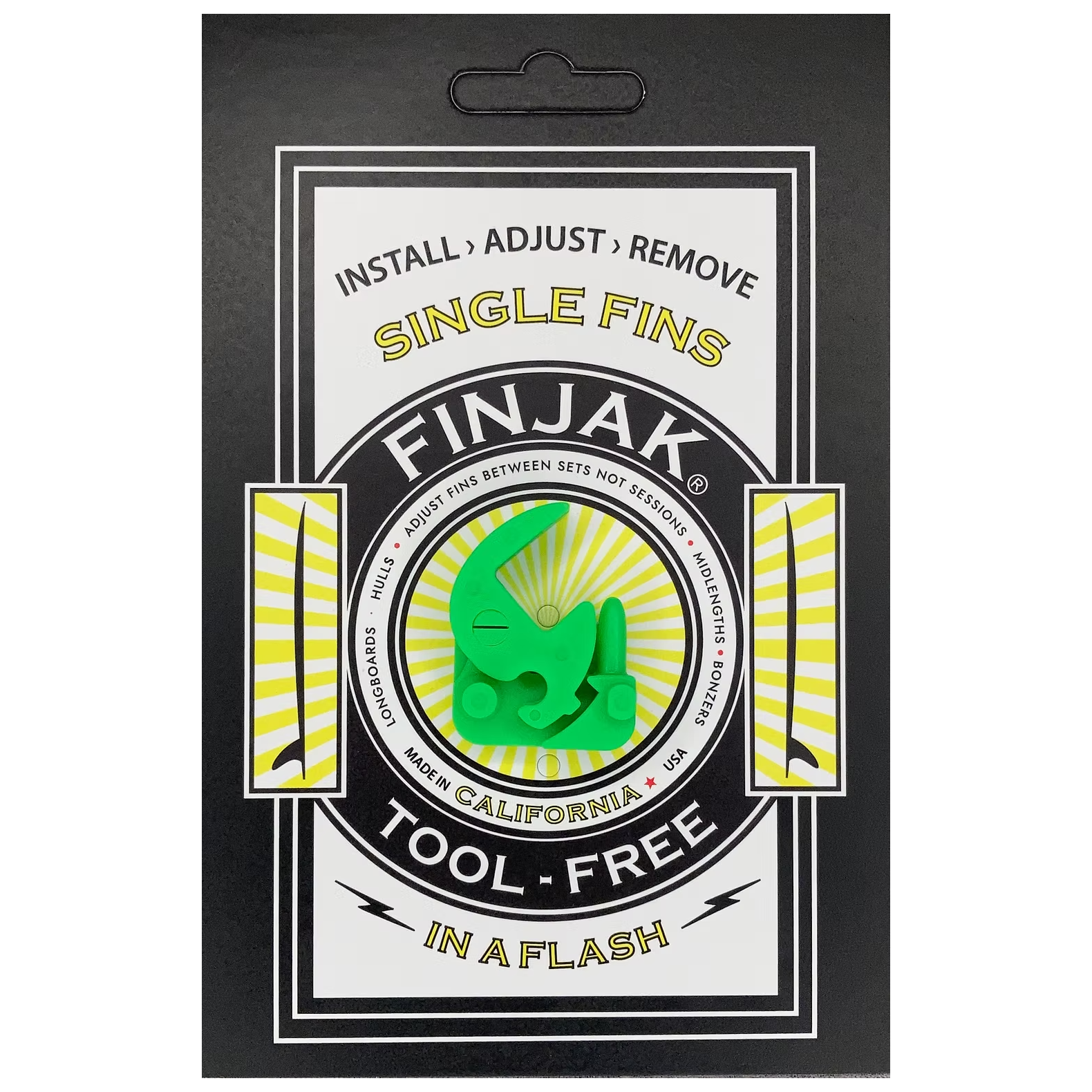 Finjak Fin Device, Green Flash