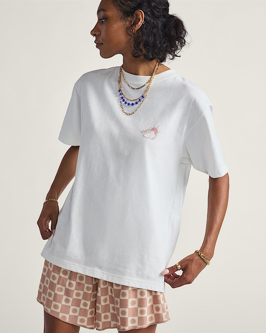 Surf More S/S Tee Mountain Essentials - Marshmallow