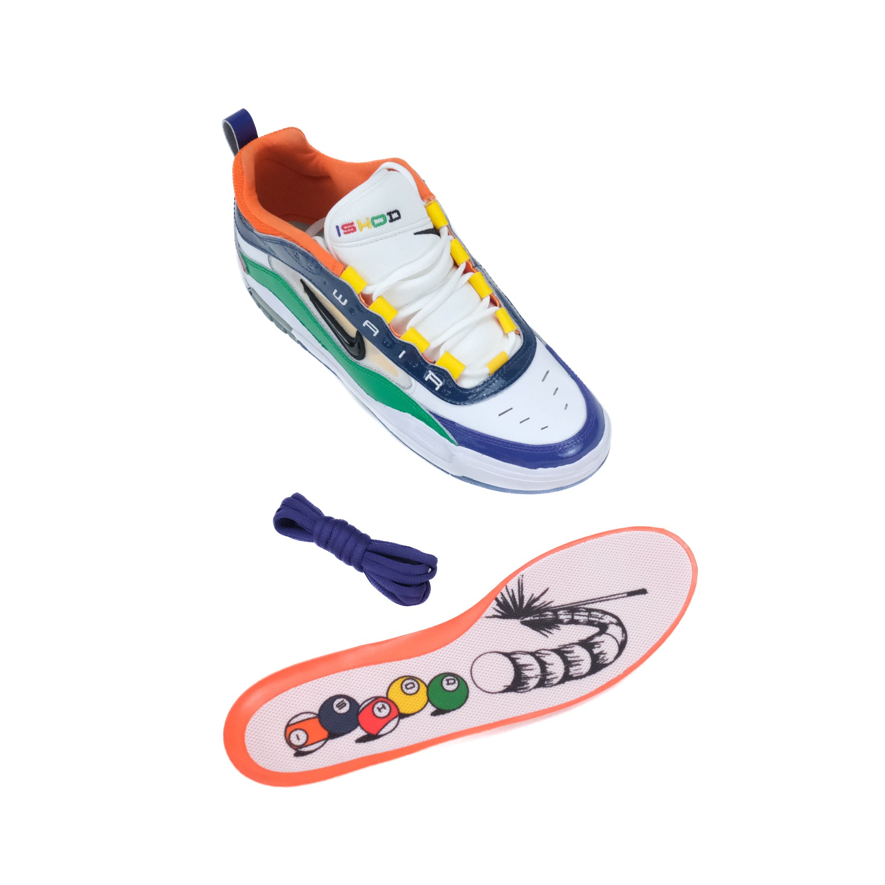 Ishod Air Max Premium - University Red/Black-Amarillo-Navy