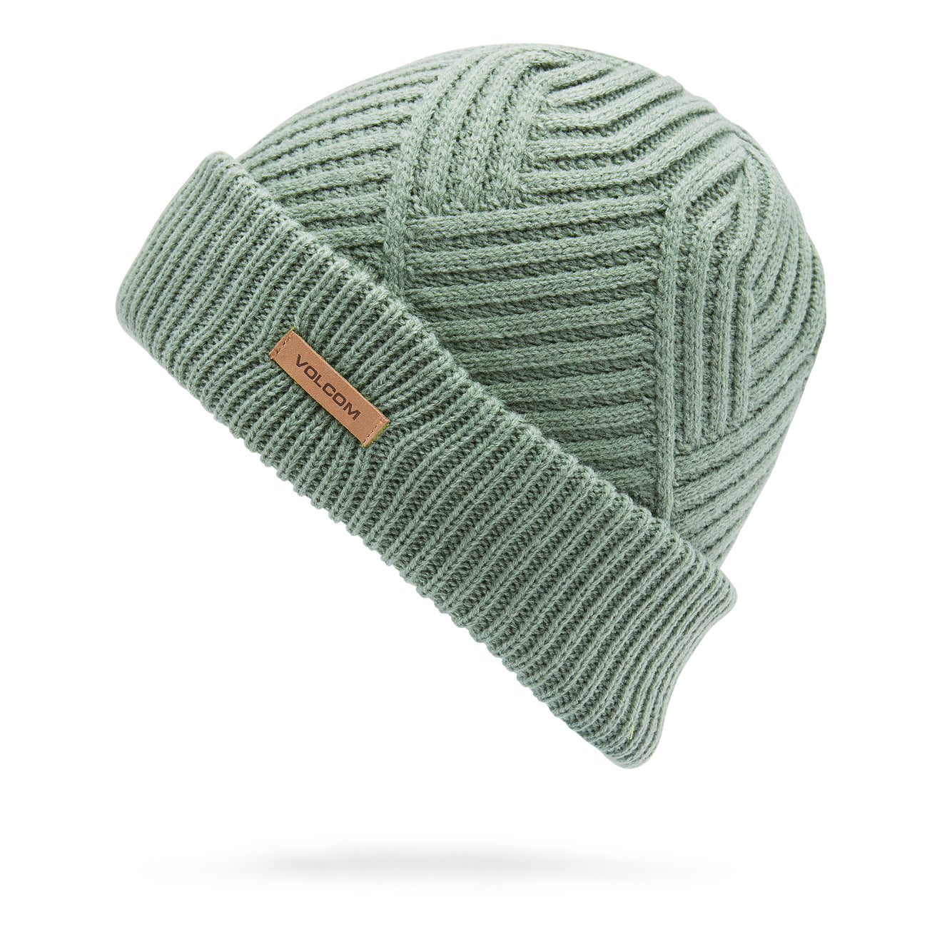 STONE KNIT BEANIE - Lichen Green - O/S