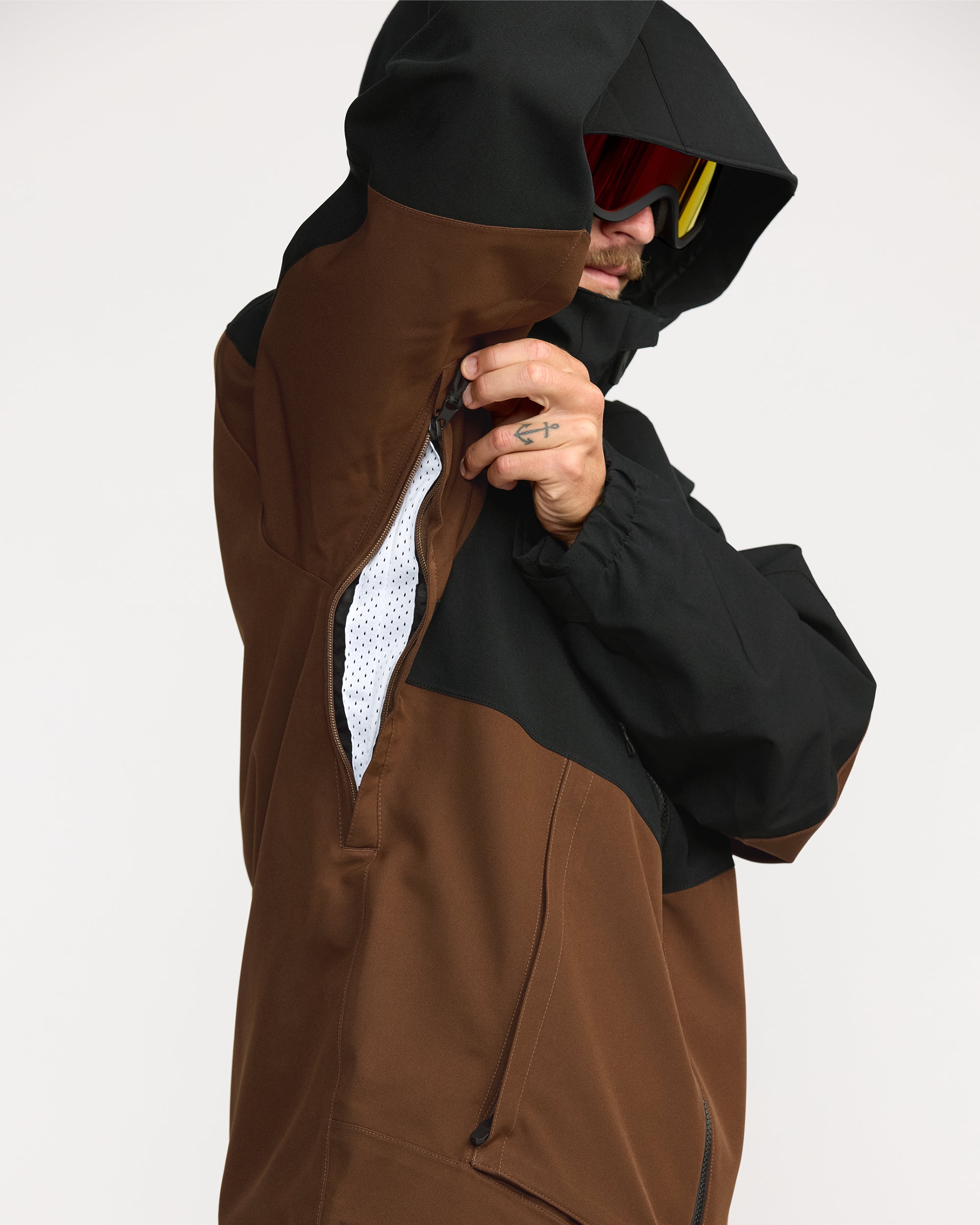 Brighton Full Zip Jacket - Brown