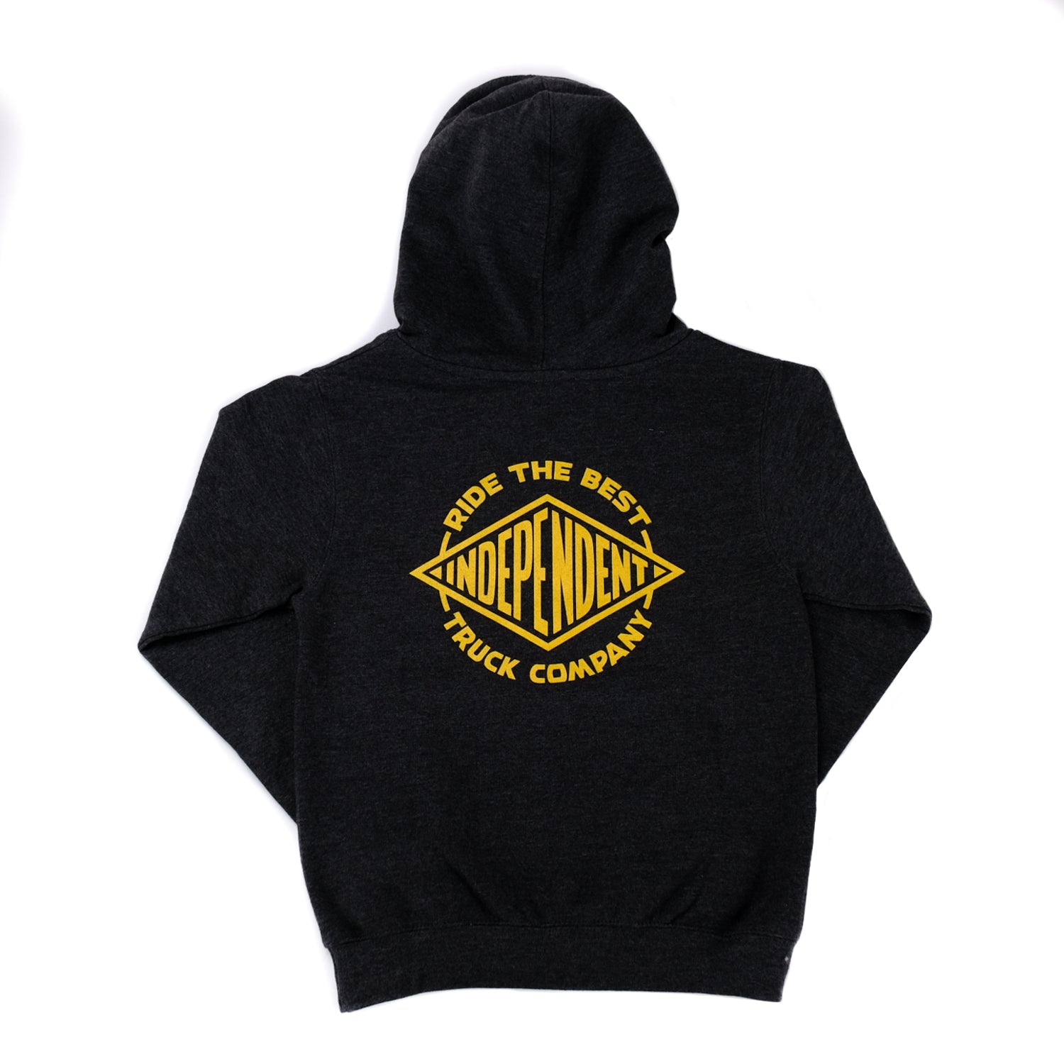 Youth Seal Summit Pullover Hoodie - Charcoal Heather