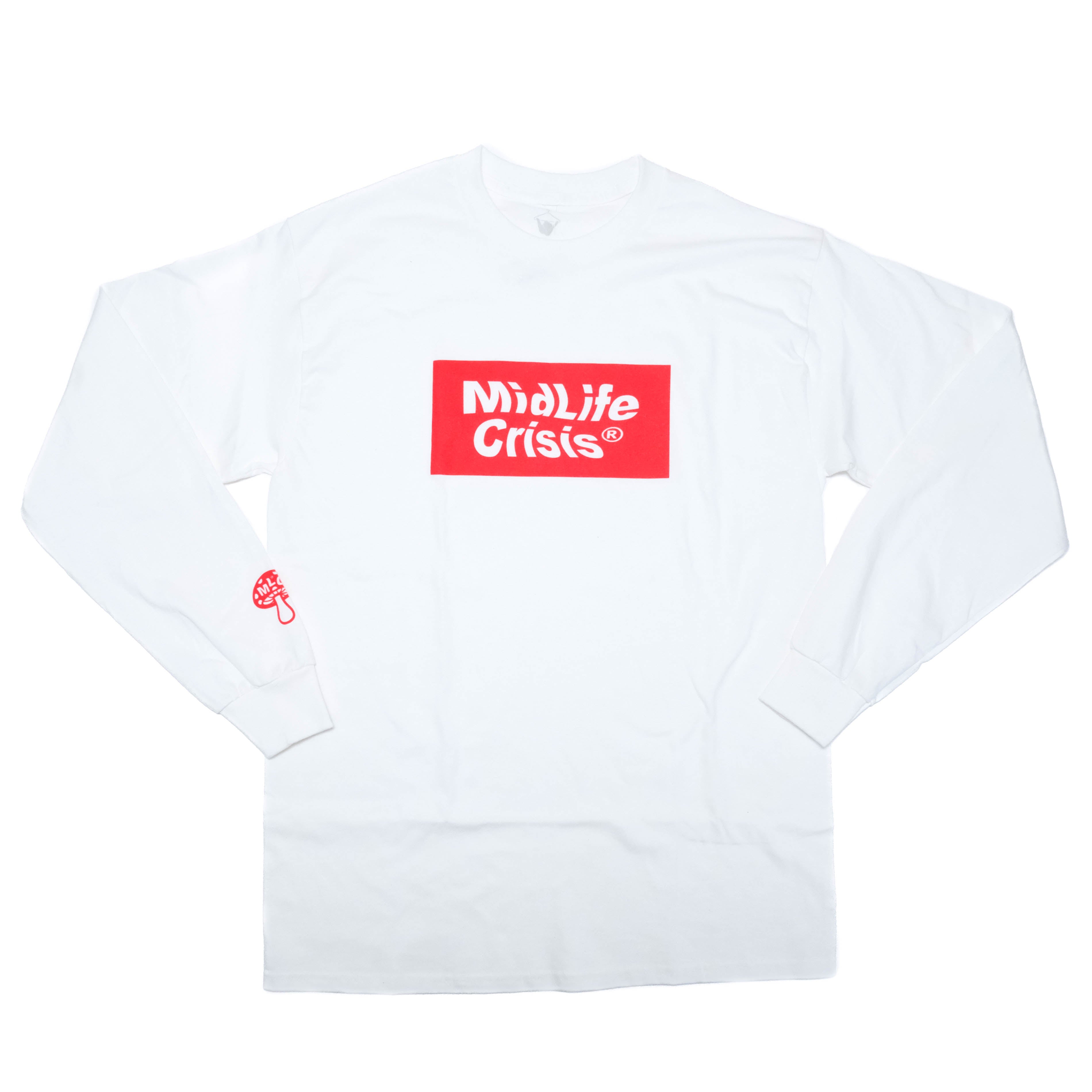 Block Long Sleeve, White