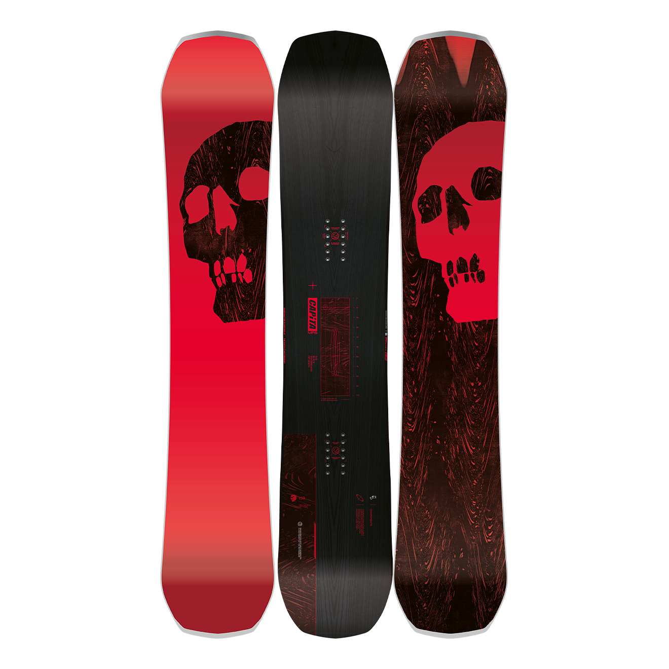 Black Snowboard Of Death