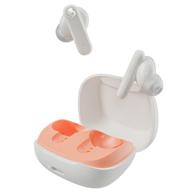 SkullCandy - Smokin Buds, Bone/Orange-S951