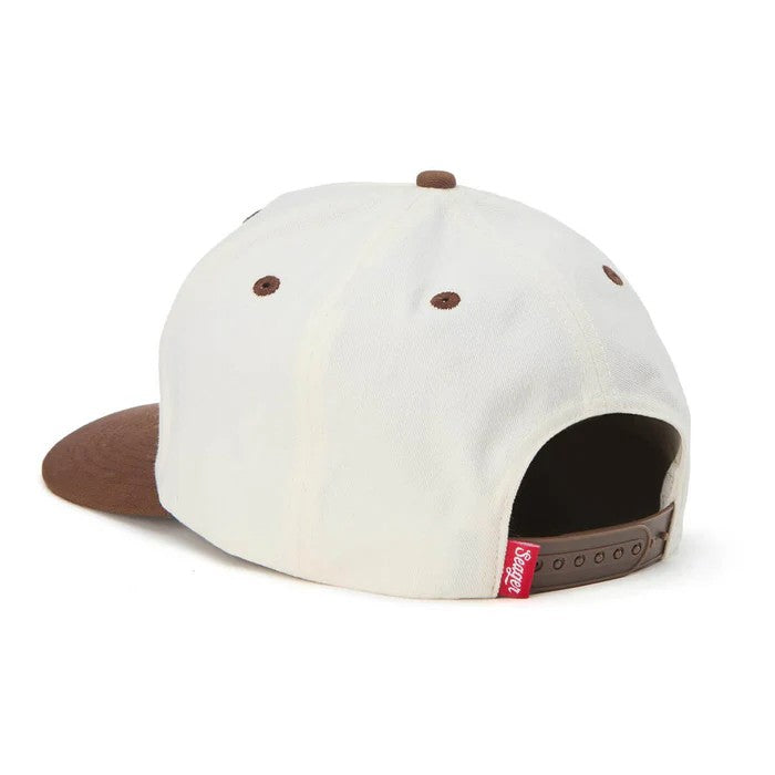 Rodeo Snapback - Cream/Brown - O/S