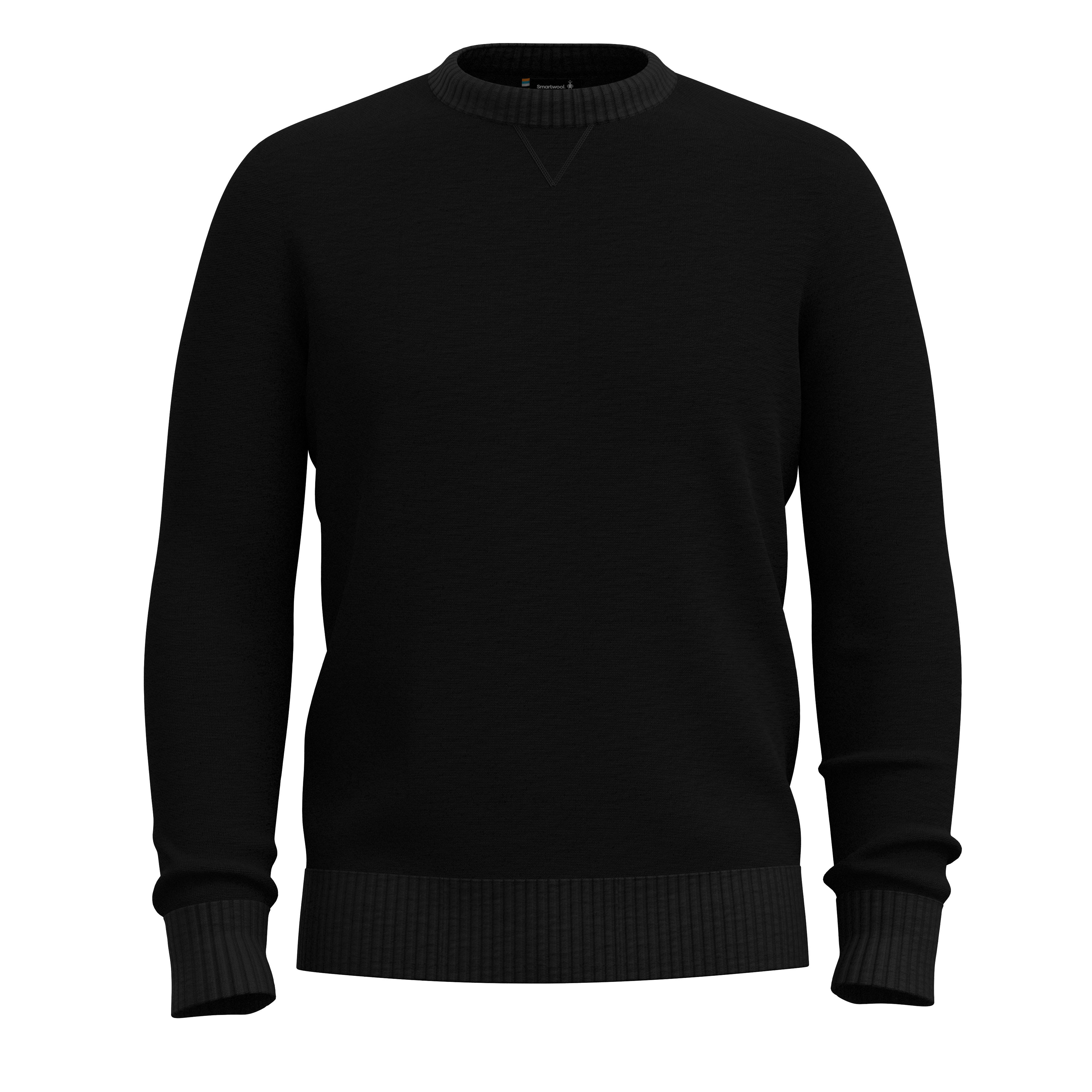 Men's Sparwood Crew Sweater, BLACK