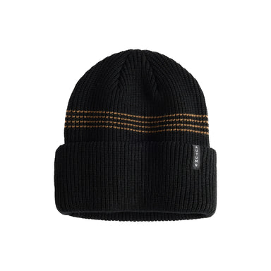 Autumn - Mini Stripe Beanie - Black