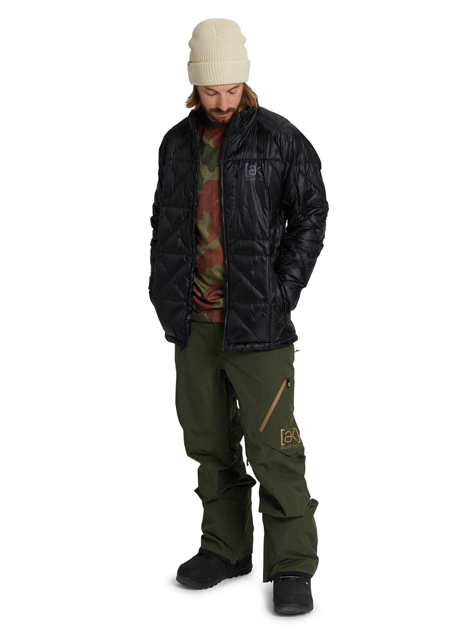 Mens [AK] Baker Down Jacket - True Black