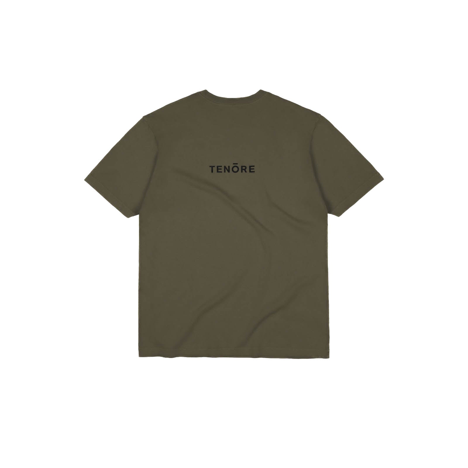 EMBROIDERED LOGO TEE - OLIVE