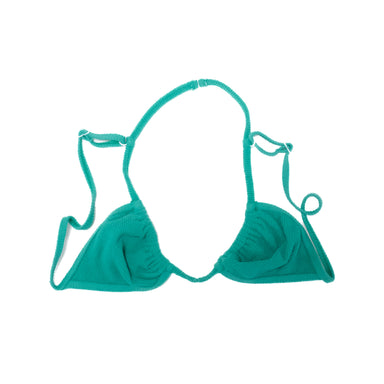 Val Surf - Womens Fat Script Strung Bikini Top, Emerald