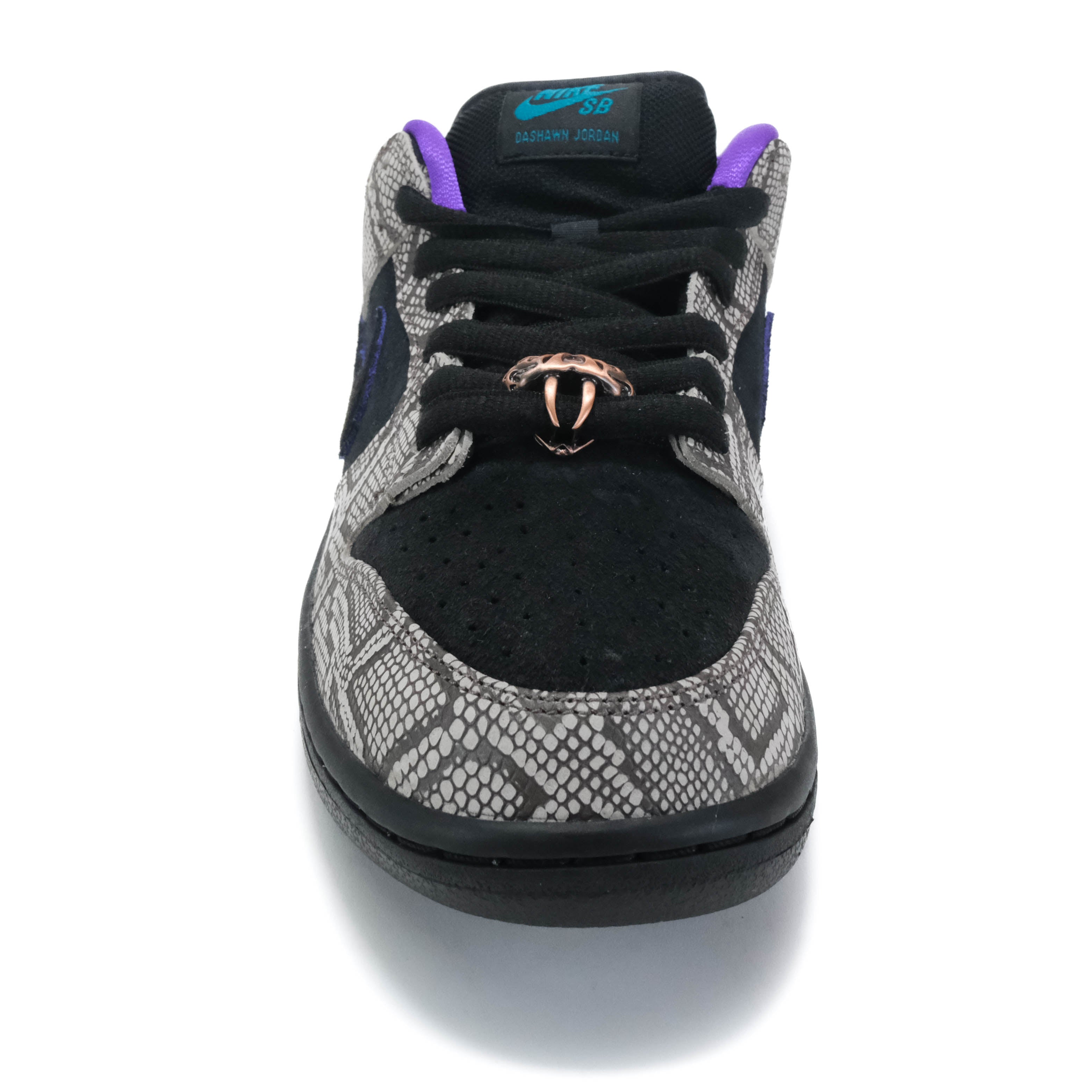Nike SB Dunk Low Pro - String/Black-Bright Spruce/Purple