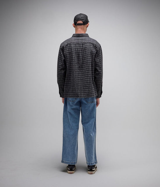 Vivian Flannel L/S Shirt - Worn Black