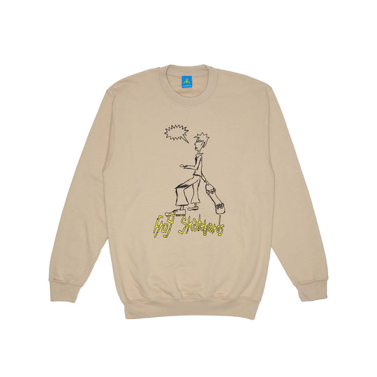 Skater Crewneck - Sand