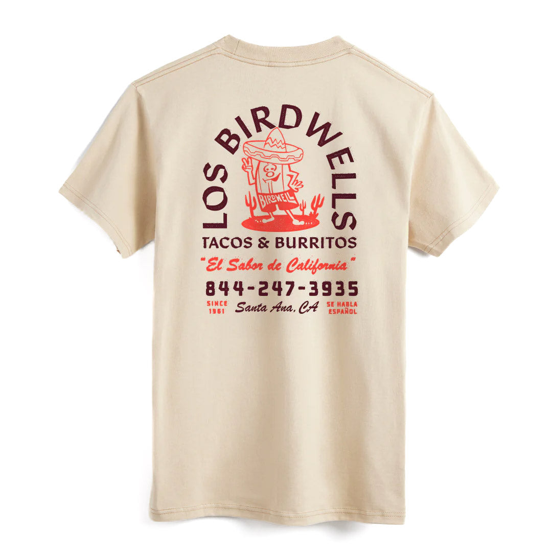 Los Birdwells T-Shirt - Cream