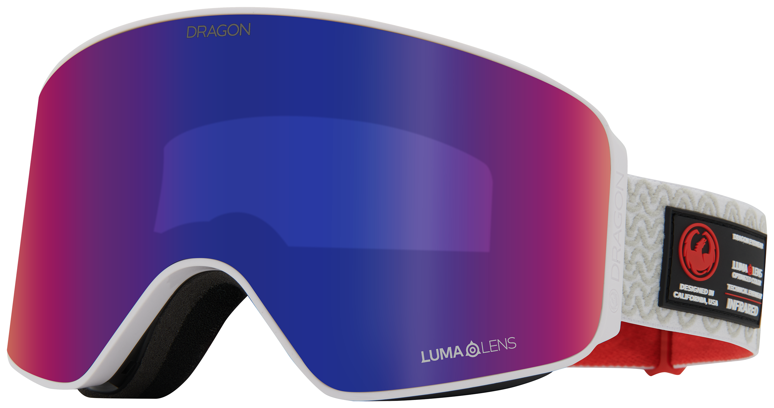nfx dragon goggles Dragon NFX MAG OTG Goggles Gypsum Lumalens Solace IR + Bonus Violet