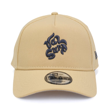 Val Surf - Wiggle Hat - New Era 9FORTY A-FRAME Snapback Hat - Vegas Gold