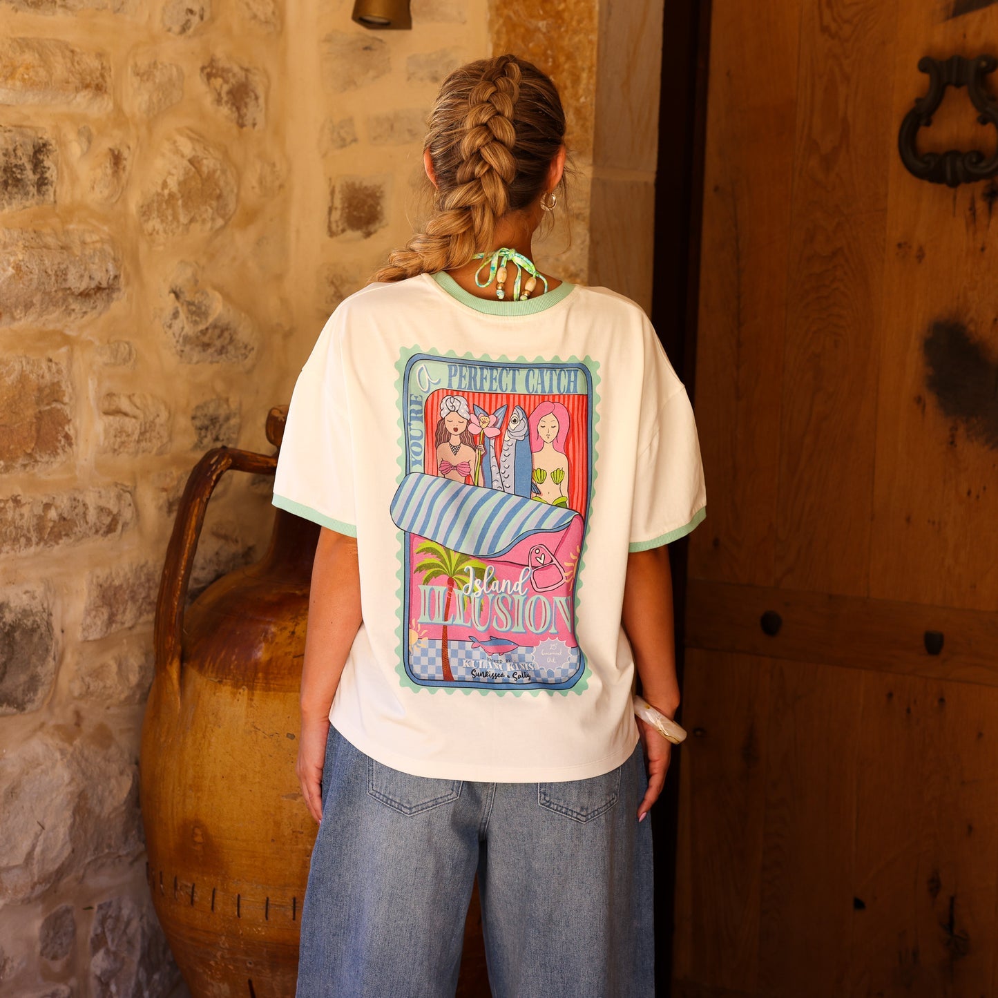 Boyfriend Bind S/S Tee - Island Illusion