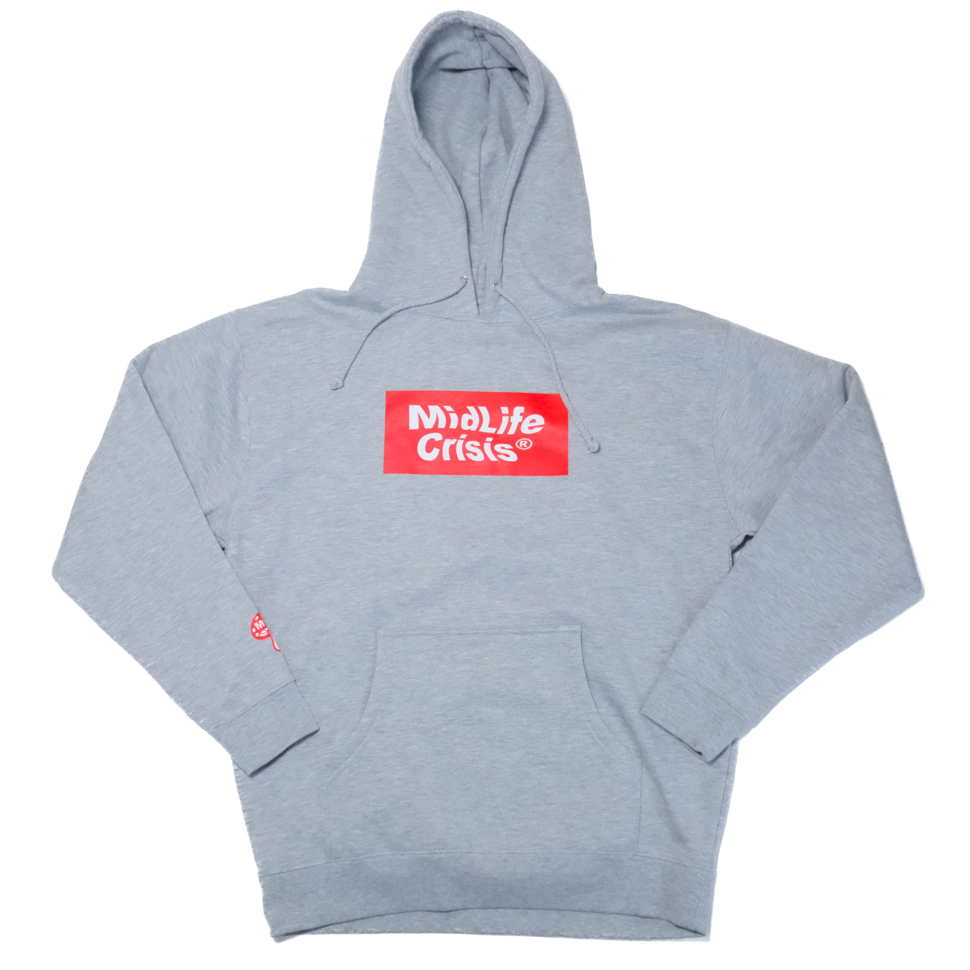 Block Hoodie, Light Heather