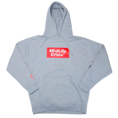 MidLife Crisis - Block Hoodie, Light Heather