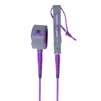 Channel Islands Surf - CI Hex Comp Leash, Light Grey - LTGRY