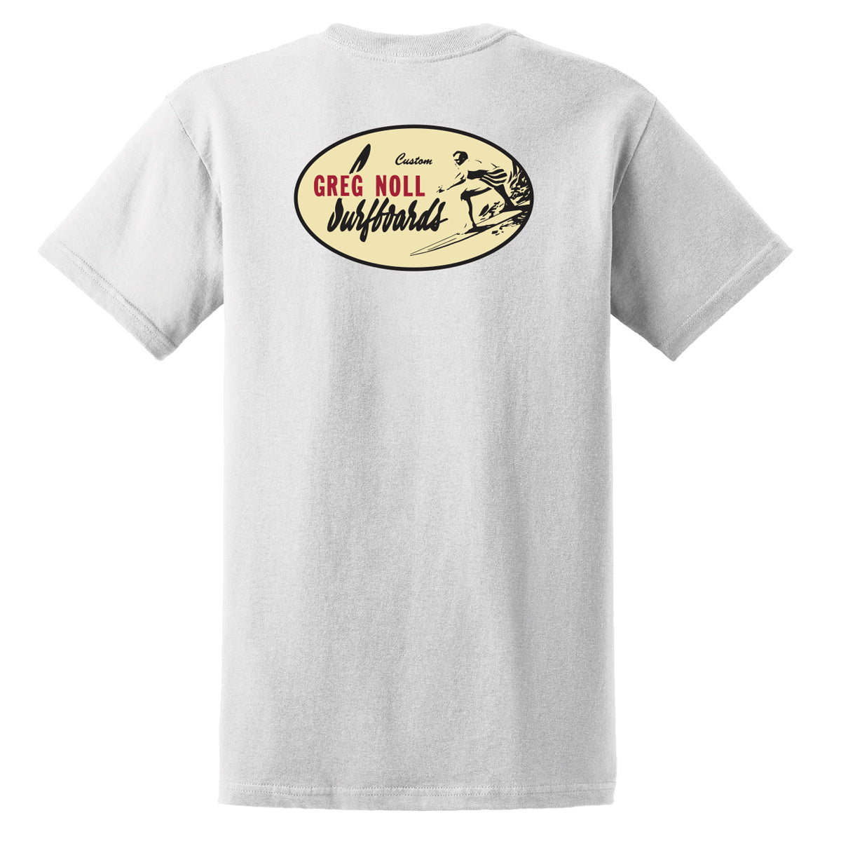 Greg Noll Classic Oval T-Shirt, White