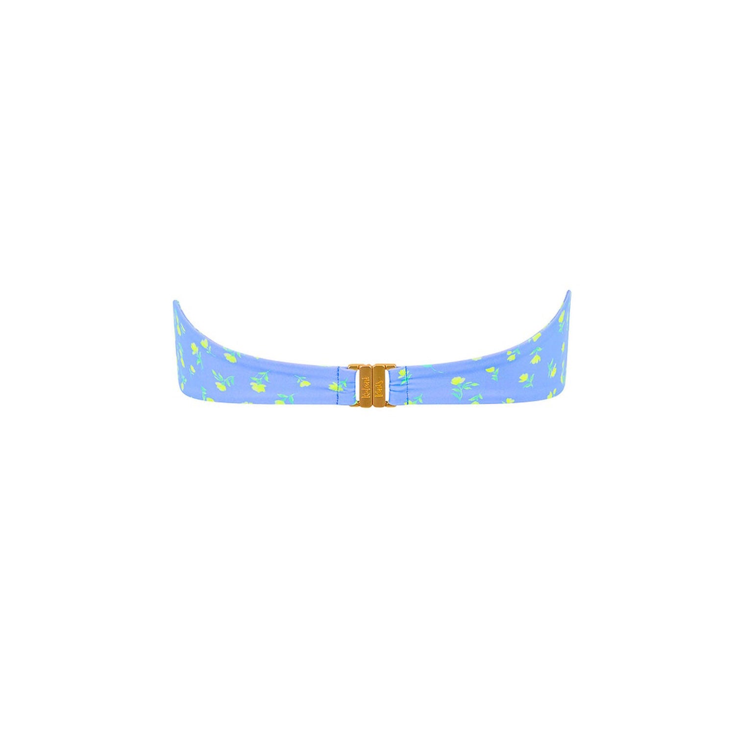 Twist Bandeau Bikini Top - Lemon Bloom
