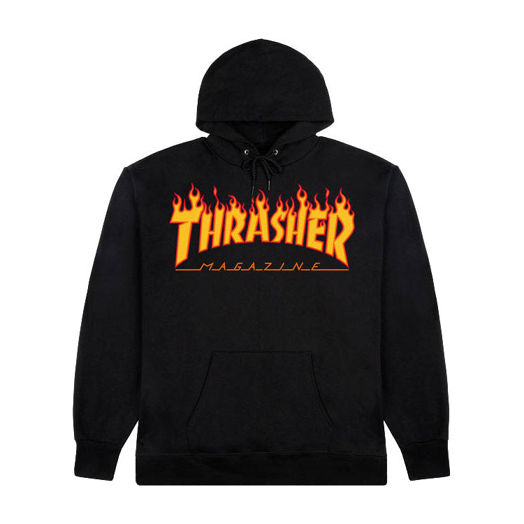 Youth Flame Hoodie - Black