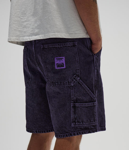 Distend Denim Walkshort - Washed Purple