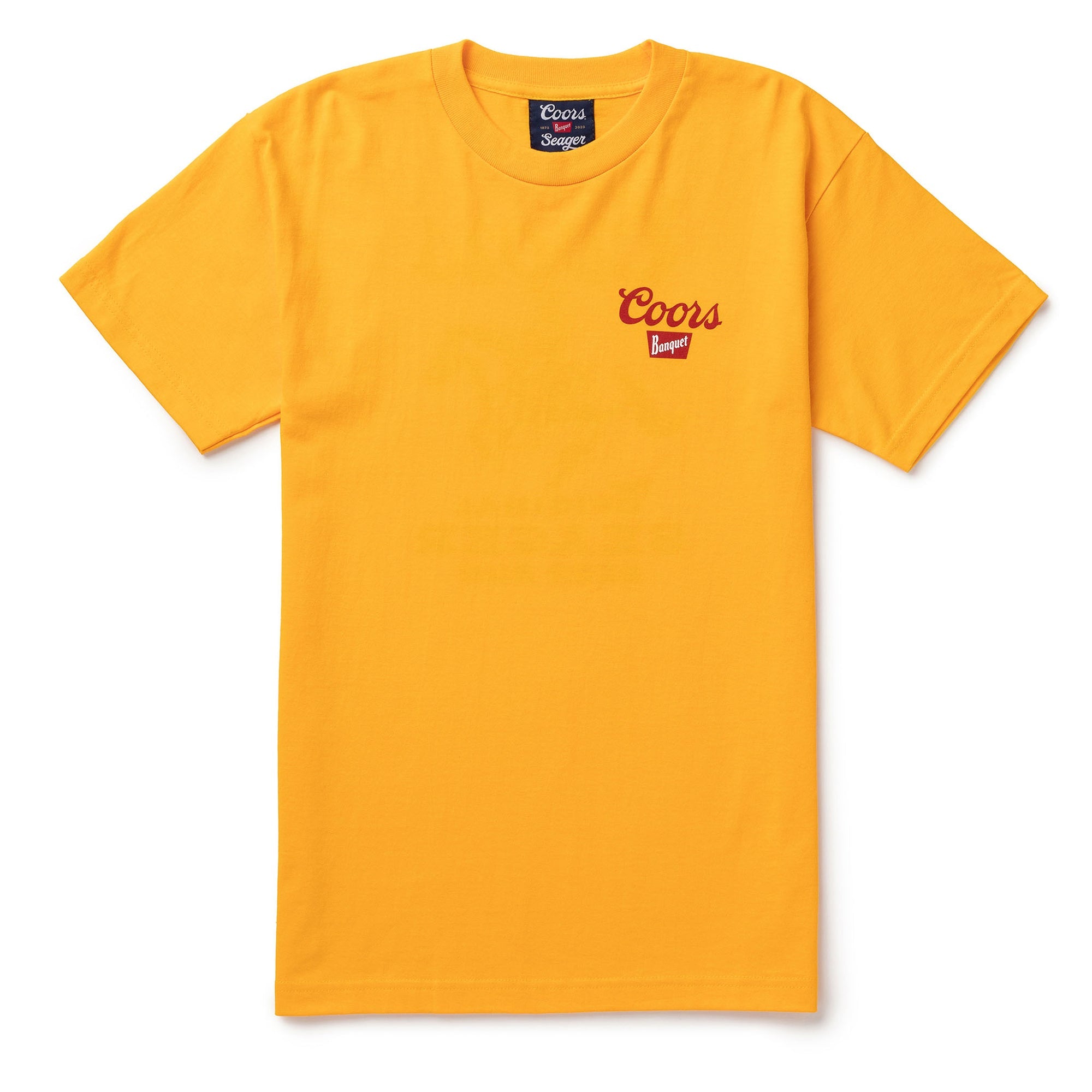 Seager x Coors Banquet Beer Run S/S Tee - Yellow