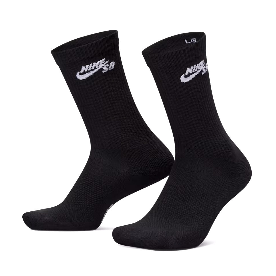 Nike SB Everyday Elevated Sock (3PK) - Black
