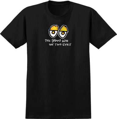 Krooked Skateboards - Two Eyes Fill S/S Tee - Black/Mlt
