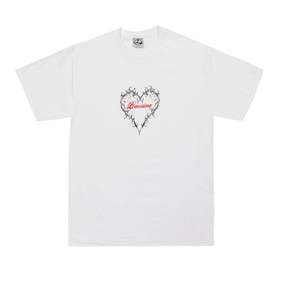 Heart S/S Tee - White